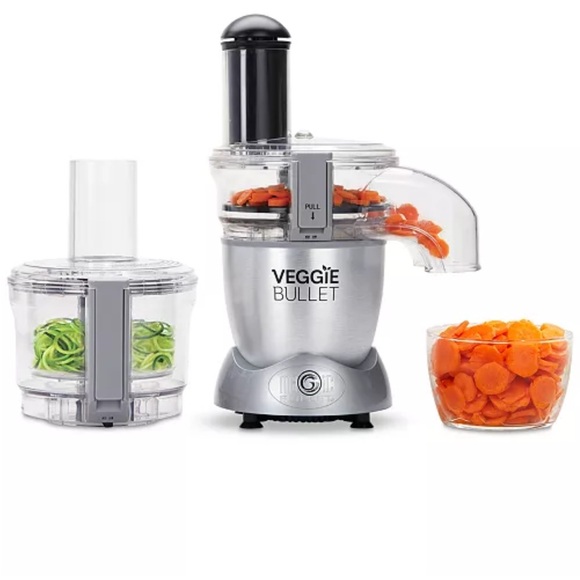 Veggie Bullet 3-in-1 Food Processor - Spiralizer, Shredder & Slicer - Picture 4 of 5